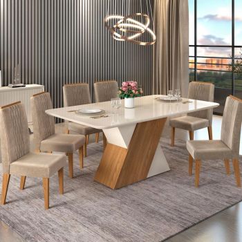 Mesa de Comedor Rectangular en MDF (180x90 cm) Kerhen - SKLUM